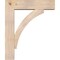 Ekena Millwork Thorton Block Smooth Bracket w/ Offset Brace, Douglas Fir, 7 1/2"W x 30"D x 36"H BKT0806X30X36THR05SDF - alternate 3